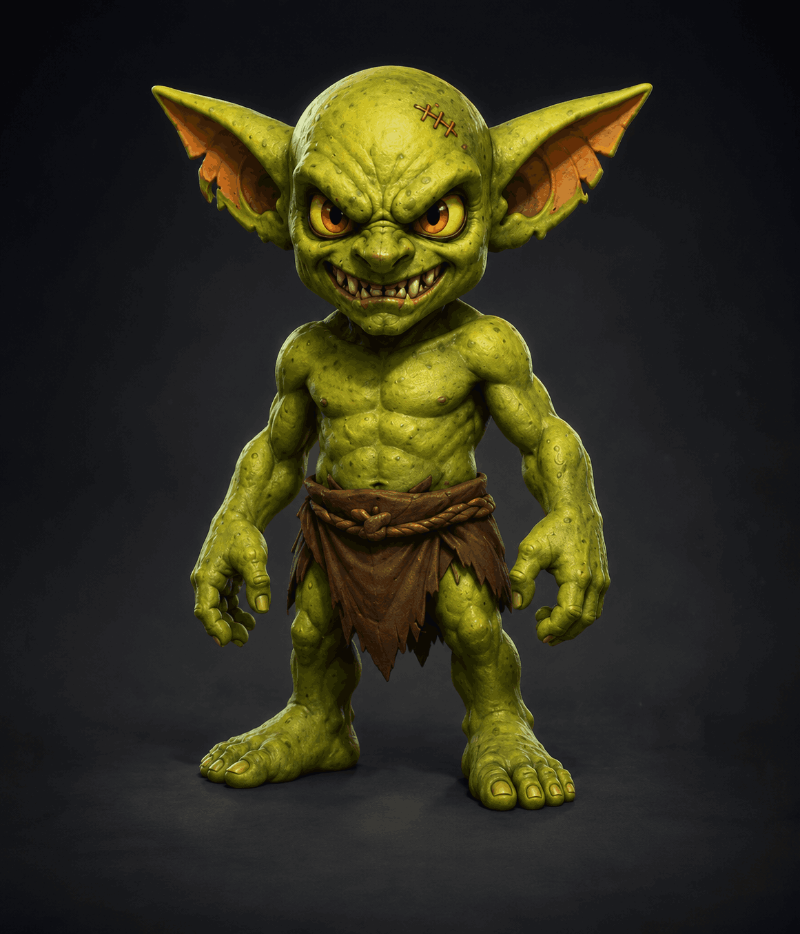 Final Blender character render