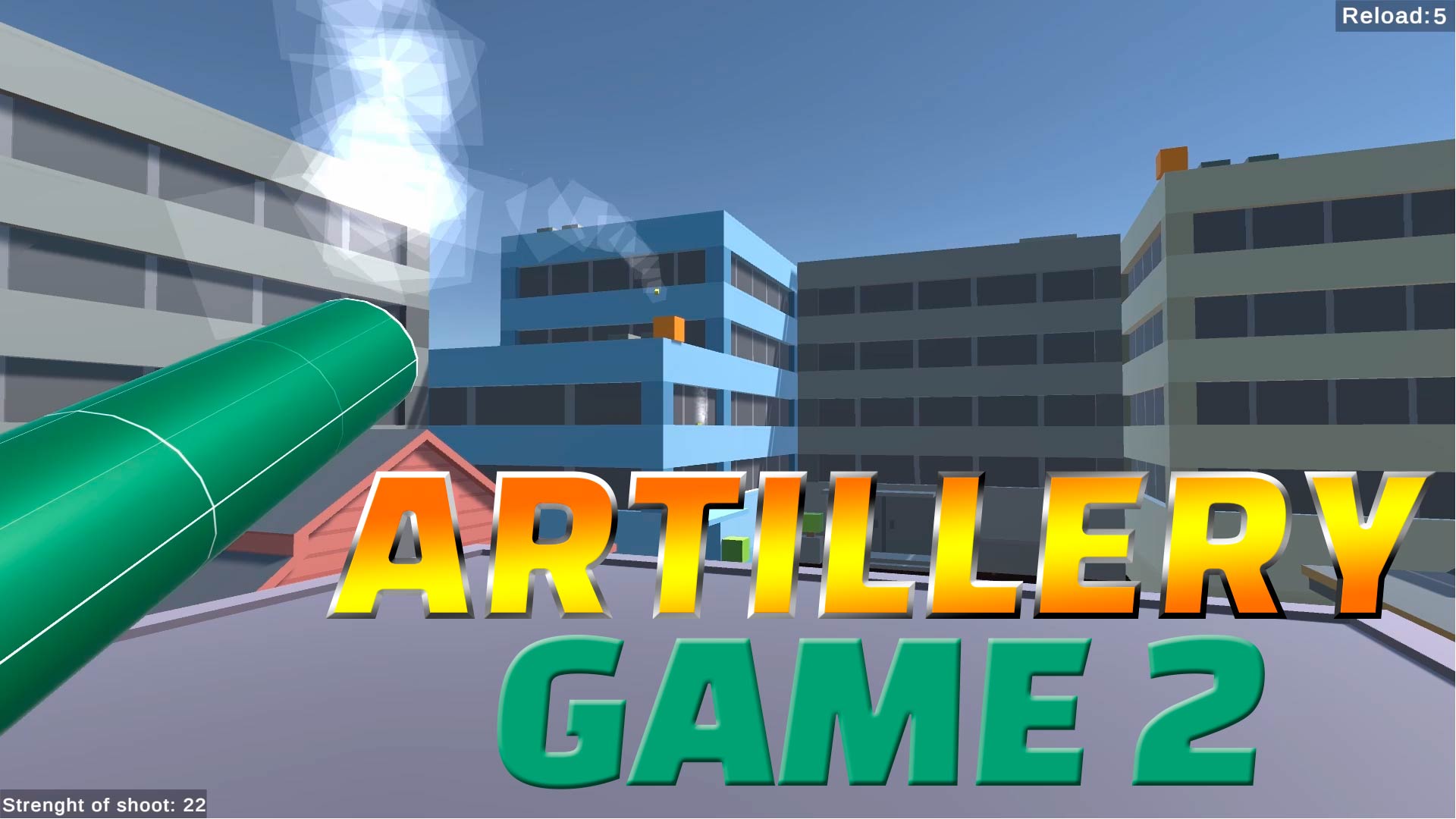 Artillery Game — игра ученика онлайн-школы программирования