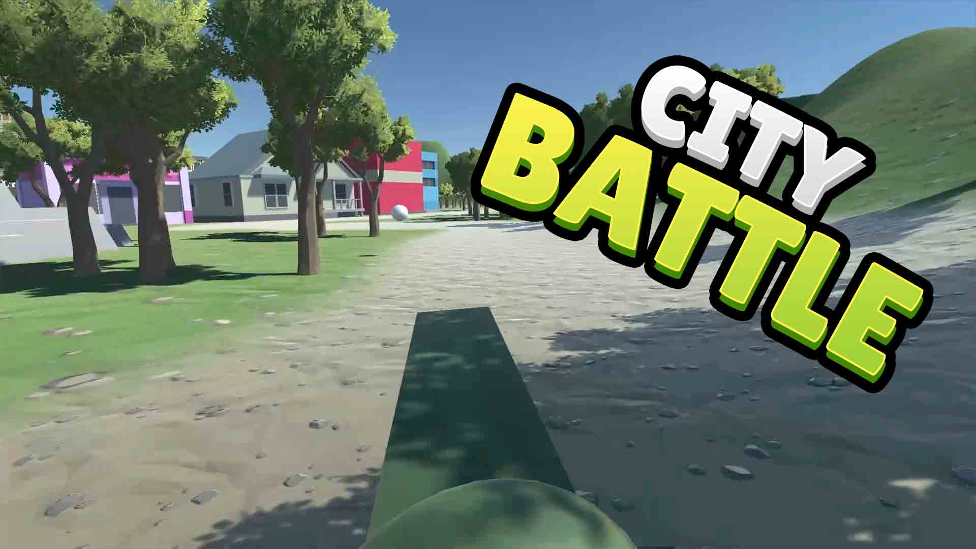 City Battle — игровой проект ребёнка созданный на курсах Unity